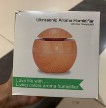 Portable Ultrasonic Air Humidifier & Purifier (Wooden)