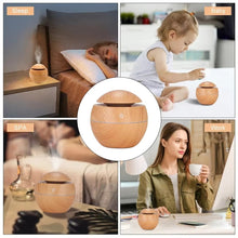 Portable Ultrasonic Air Humidifier & Purifier (Wooden)