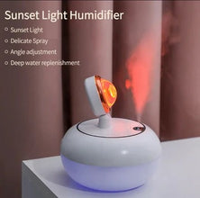 Sunset Night Light 2 In 1 Sunset Lamp And Air Humidifier Portable Color Changing Lamp For Bedroom
