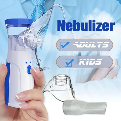 Mesh Portable Nebulizer Machine & Mask for Kids