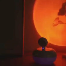 Sunset Night Light 2 In 1 Sunset Lamp And Air Humidifier Portable Color Changing Lamp For Bedroom
